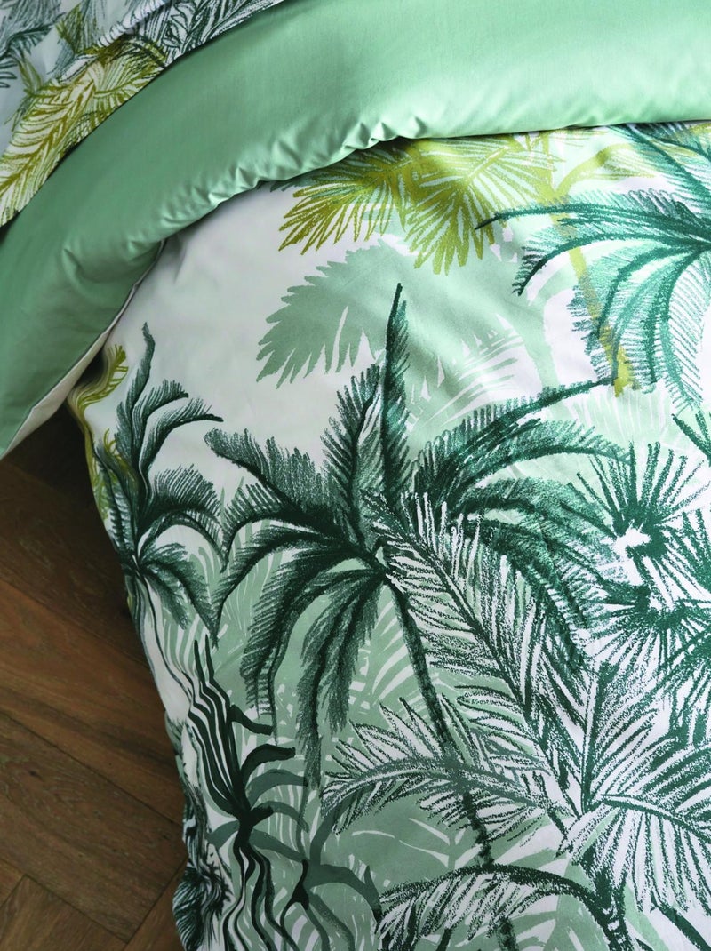 Housse de couette style colonial Vert - Kiabi