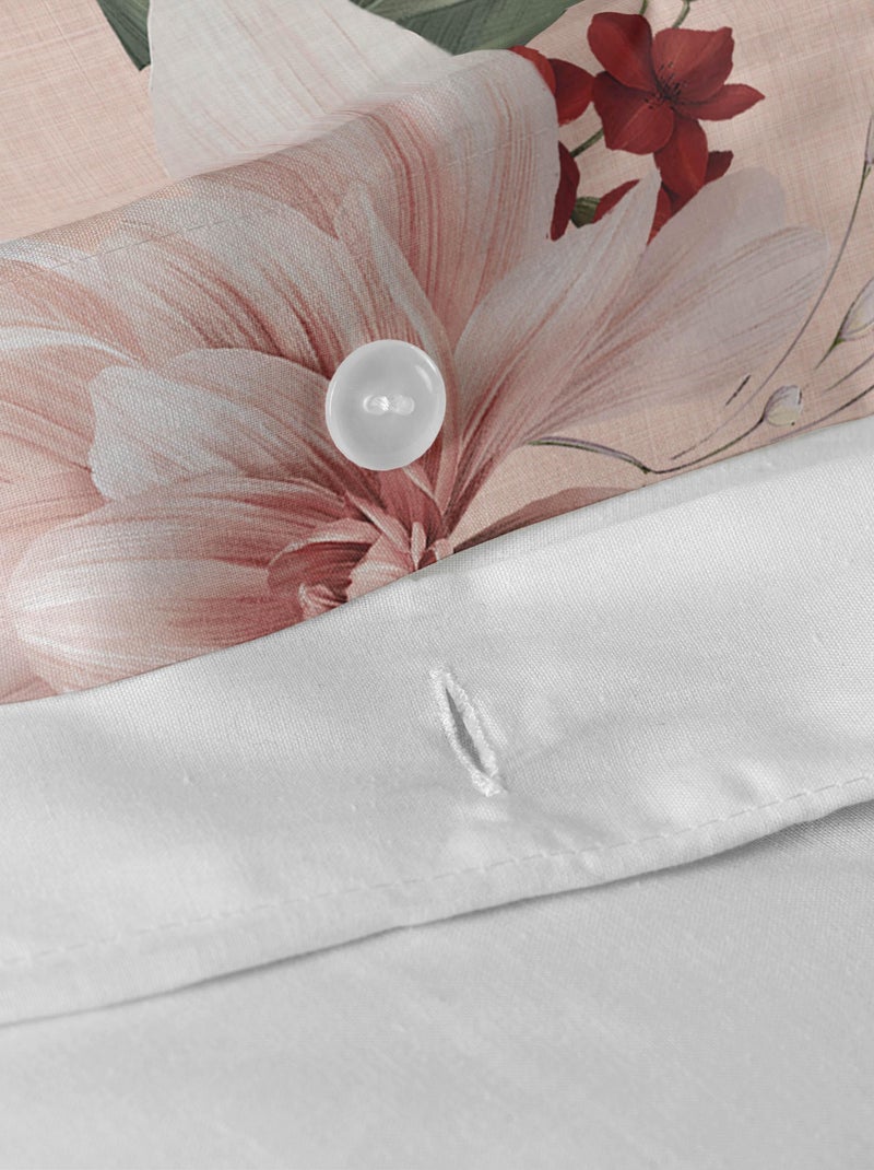 Housse de couette Summer floral "Happyfriday" Blanc - Kiabi