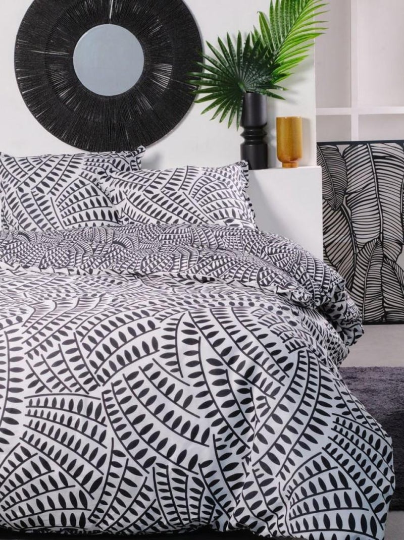 Housse de couette  Sunshine 13.12 + taie(s) 100% coton 57 fils Blanc - Kiabi