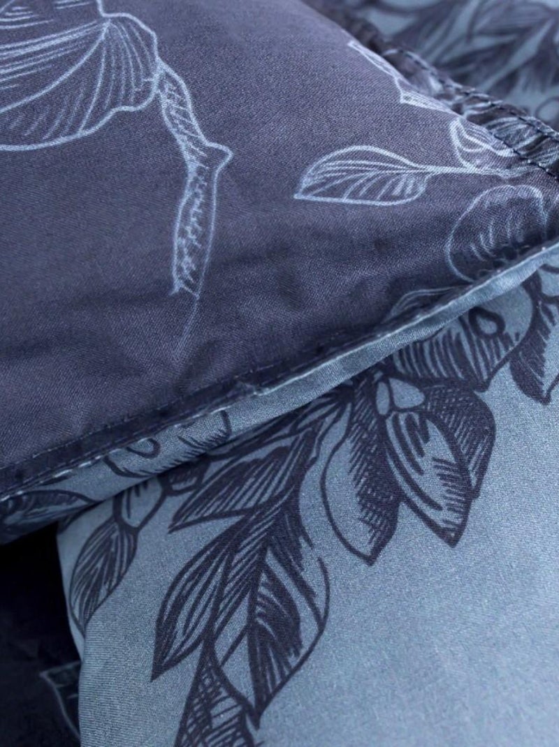 Housse de couette  Sunshine Kelebron + taie(s) 100% coton 57 fils Bleu - Kiabi