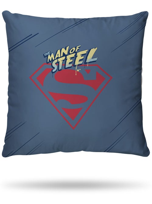 Housse de couette Superman DC Comics 140x200 cm - 100% Coton - Bleu - Kiabi