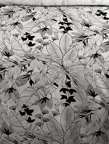 Housse de couette SURYA + 2 taies d’oreiller en coton 57 fils