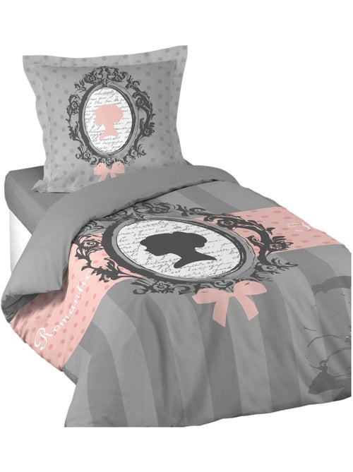 Housse de couette + taie boudoir - Kiabi