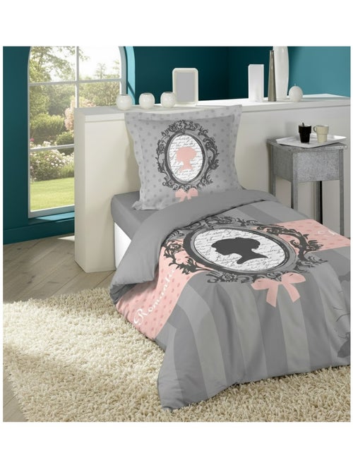 Housse de couette + taie Boudoir - Kiabi
