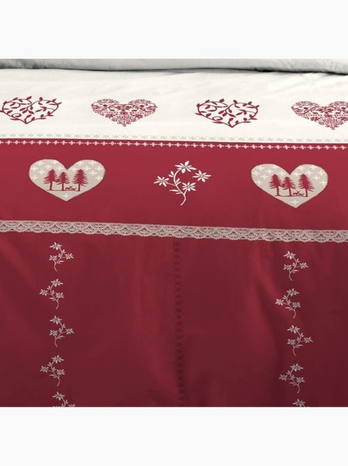 Housse de couette + taie Coeur de montagne mondane - Kiabi