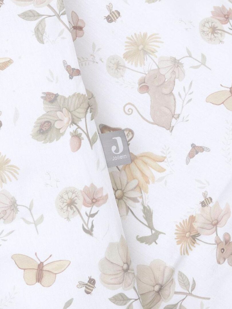 Housse de couette + taie d'oreiller Dreamy Mouse (100 x 140 cm) - Blanc