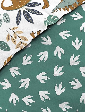 Housse de couette + taie enfant Les dinosaures