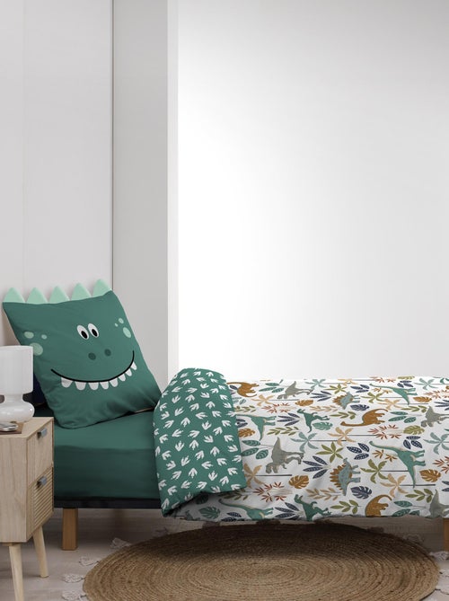 Housse de couette + taie enfant Les dinosaures - Kiabi