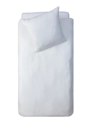 Housse de couette + taie Gaze de coton enfant uni