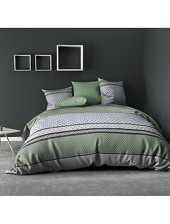 Housse de couette + taie microfibre Geovax