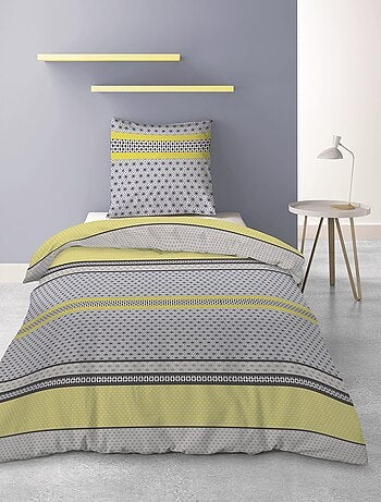 Housse de couette + taie microfibre Geovax