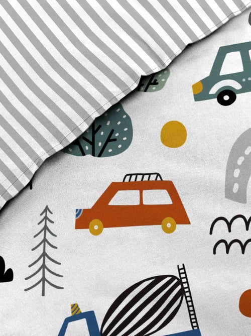 Housse de couette + taie Vehicule enfant - Kiabi