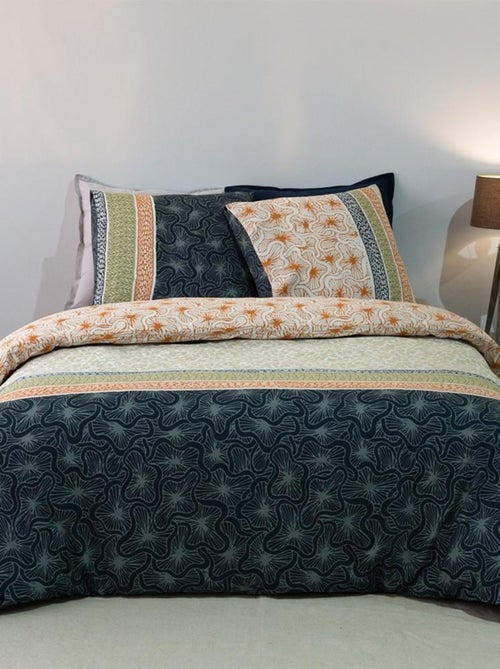 Housse de couette  + taie(s) Bella coton Percale 71 fils - Kiabi