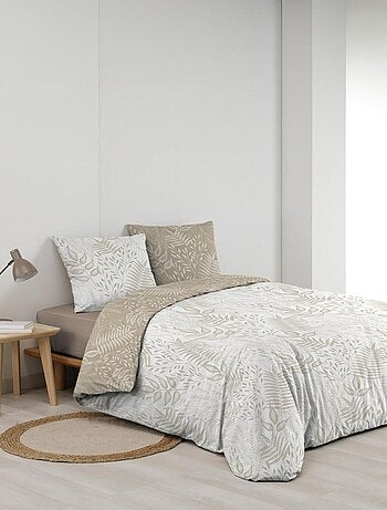 Housse de couette + taie(s) Cassia coton 57 fils