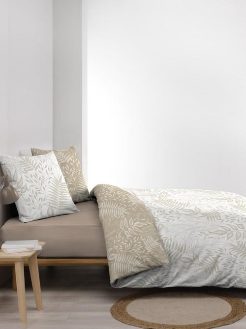 Housse de couette  + taie(s) Cassia coton 57 fils - Kiabi