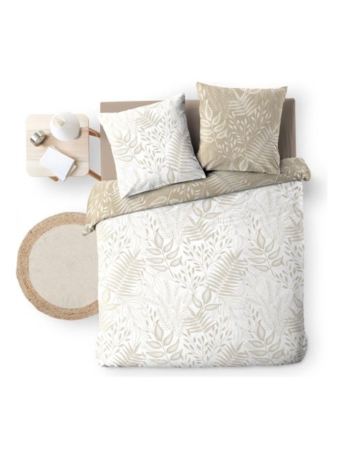 Housse de couette  + taie(s) Cassia coton 57 fils - Kiabi