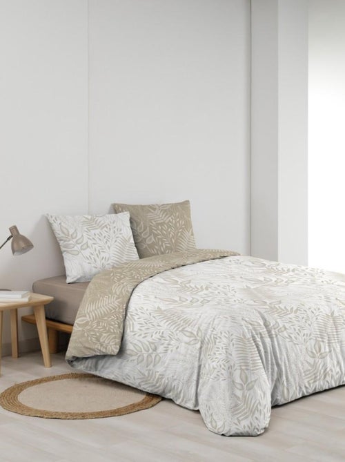 Housse de couette  + taie(s) Cassia coton 57 fils - Kiabi