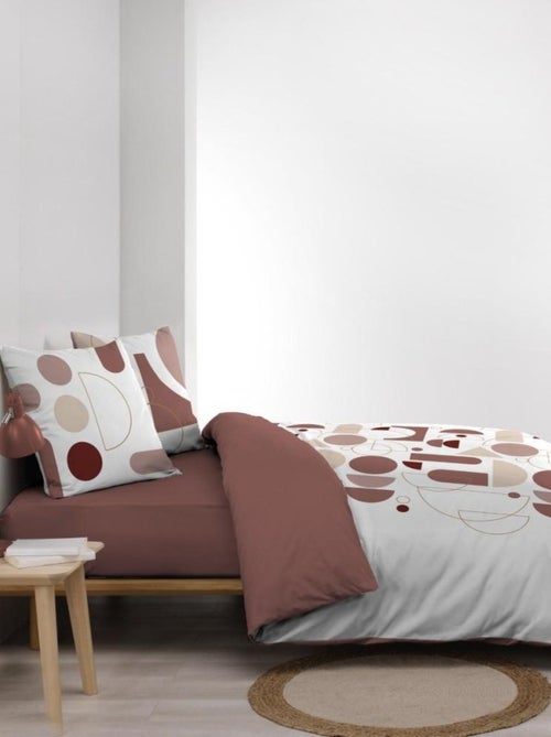 Housse de couette  + taie(s) CHILIPOP ROSE 100% coton - Kiabi