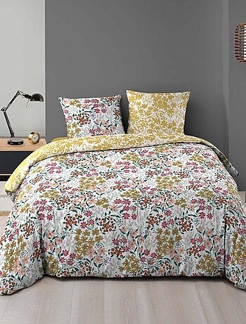 Housse de couette  + taie(s) Claudia polyester microfibre flanelle