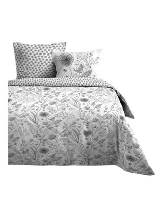 Housse de couette + taies Collection Black Flowers
