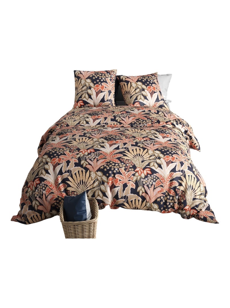 Housse de couette +  taies Collection Louisiane Beige - Kiabi