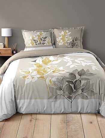Housse de couette + taie(s) Enora coton 42 fils