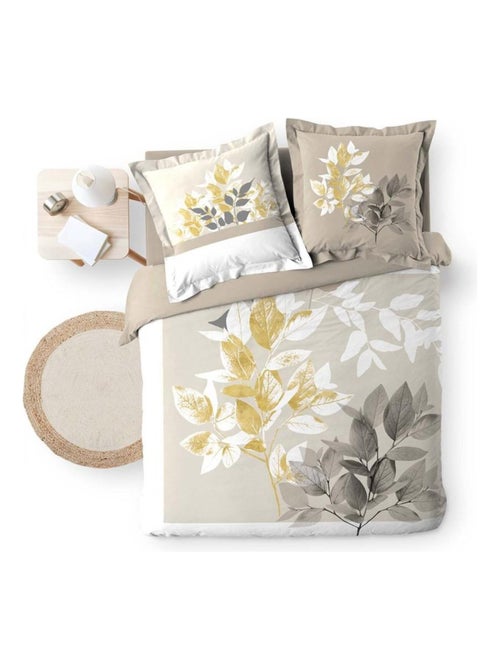 Housse de couette  + taie(s) Enora coton 42 fils - Kiabi