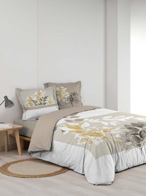 Housse de couette  + taie(s) Enora coton 42 fils - Kiabi