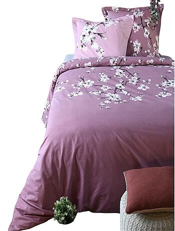 Housse de couette + taies Fleurs Kanda