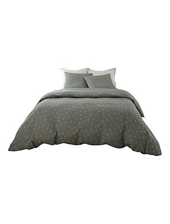 Housse de couette + taies gaze de coton Celestine