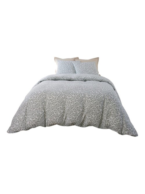 Housse de couette + taies gaze de coton Edane - Kiabi