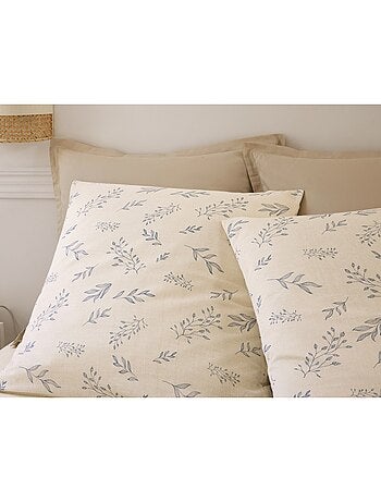 Housse de couette + taies gaze de coton Liveo