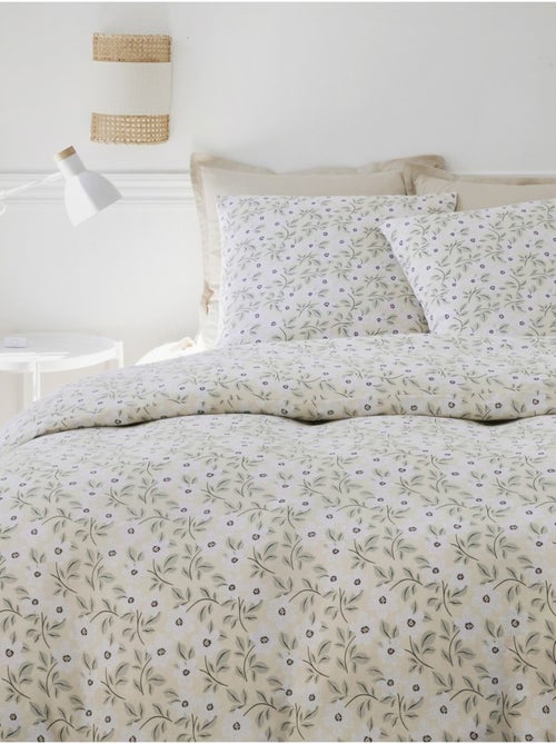 Housse de couette + taies gaze de coton Lucile - Kiabi
