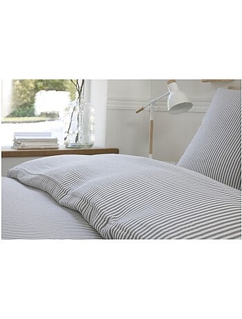 Housse de couette + taies gaze de coton Soleis