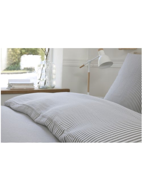 Housse de couette + taies gaze de coton Soleis - Kiabi Housse de couette + taies gaze de coton Soleis - Kiabi