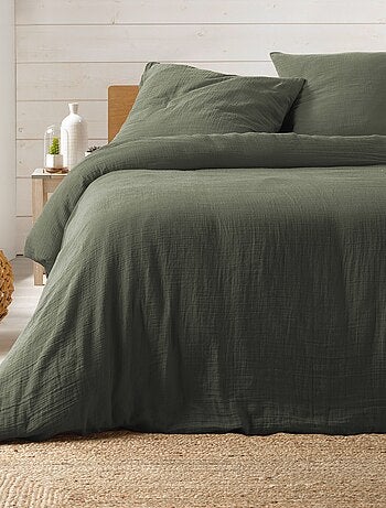 Housse de couette + taies Gaze de coton tendance