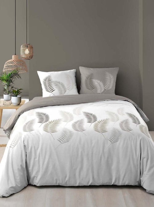 Housse de couette  + taie(s) Goyave coton 57 fils - Kiabi