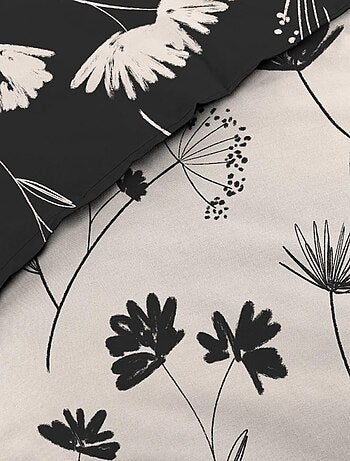 Housse de couette + taie(s) IRIS coton percale 78 fils