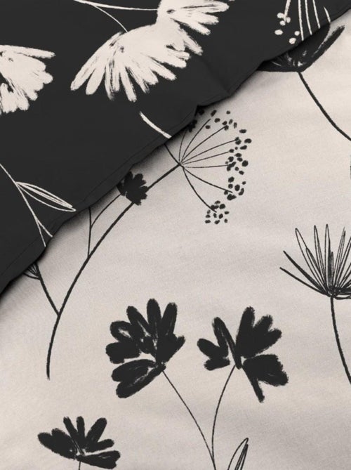 Housse de couette  + taie(s) IRIS coton percale 78 fils - Kiabi