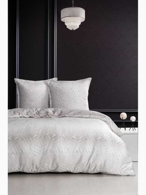 Housse de couette + taie(s) oreiller satin de coton "Duff" - Kiabi Housse de couette + taie(s) oreiller satin de coton "Duff" - Kiabi