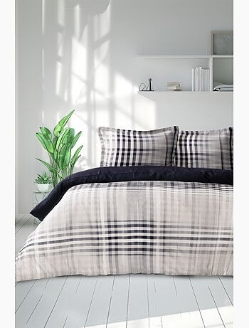 Housse de couette + taie(s) oreiller satin de coton "Gloven