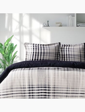 Housse de couette + taie(s) oreiller satin de coton "Gloven