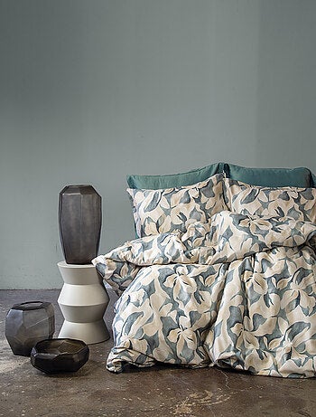 Housse de couette + taies oreiller satin de coton "Praxis