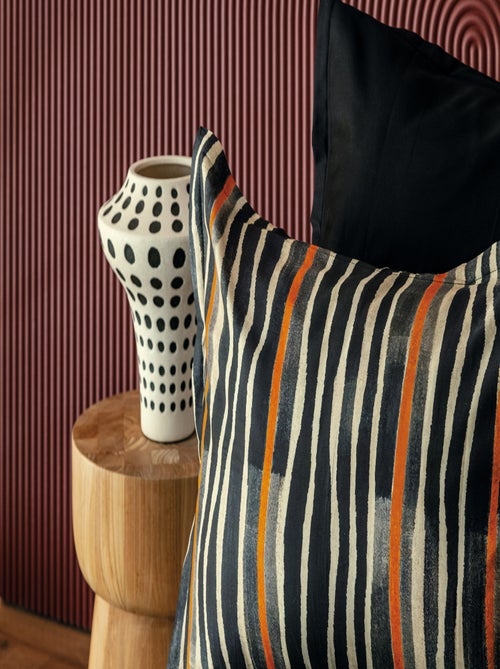 Housse de couette + taies oreiller satin de coton "Zephra" - Kiabi