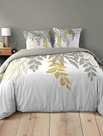 Housse de couette + taie(s) Orlana coton 42 fils