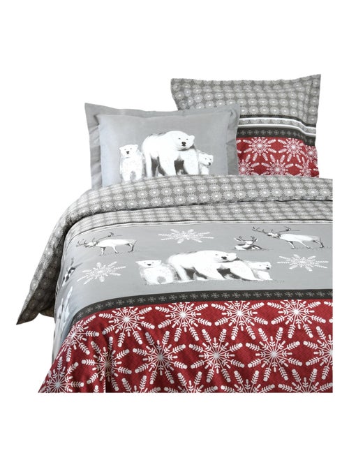 Housse de couette + taies Ours d' Aigueblanche - Kiabi