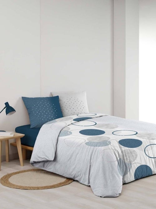 Housse de couette  + taie(s) Voie lactée coton 42 fils - Kiabi