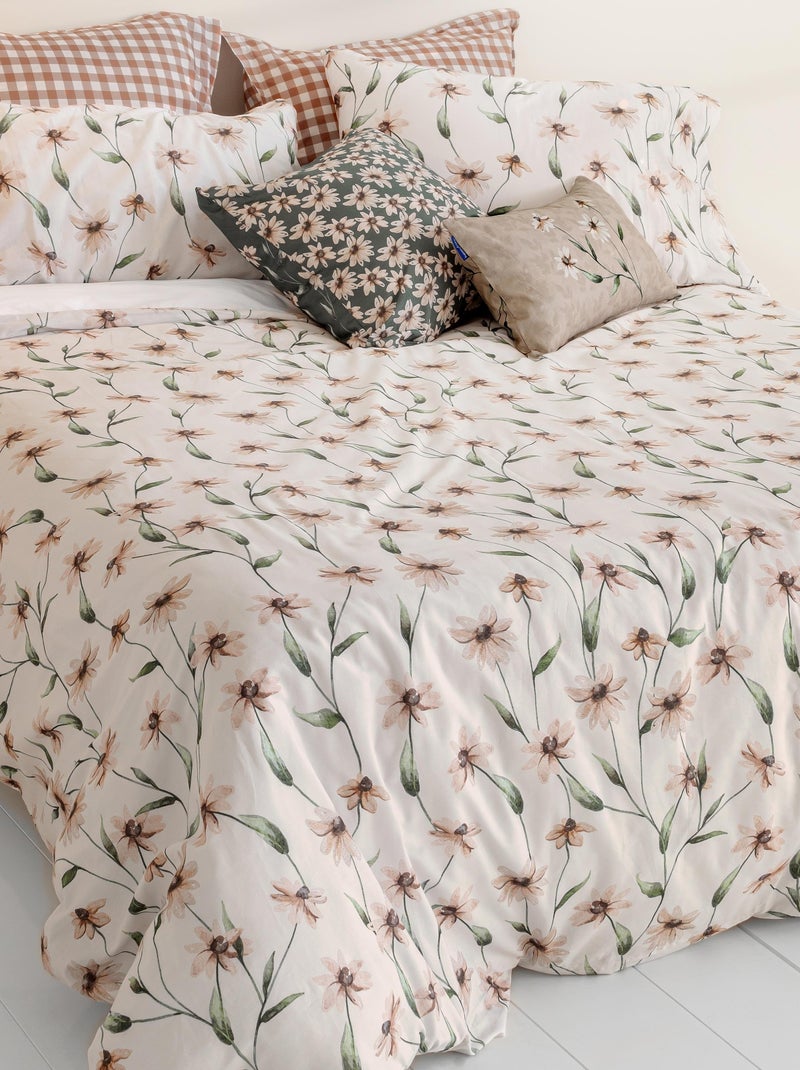 Housse de couette Tinny bloom "Happyfriday" Blanc - Kiabi