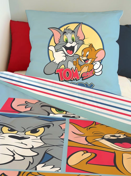 Housse de couette Tom&Jerry BD 140x200 cm - 100% Coton - Kiabi