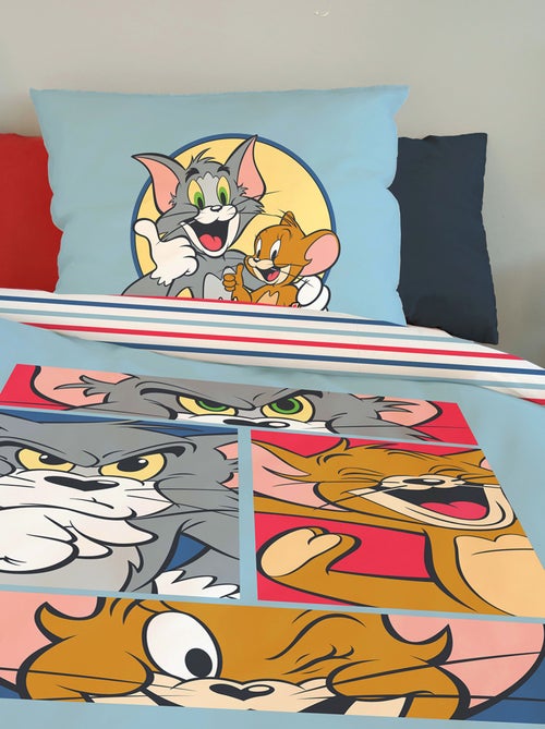 Housse de couette Tom&Jerry BD 140x200 cm - 100% Coton - Kiabi